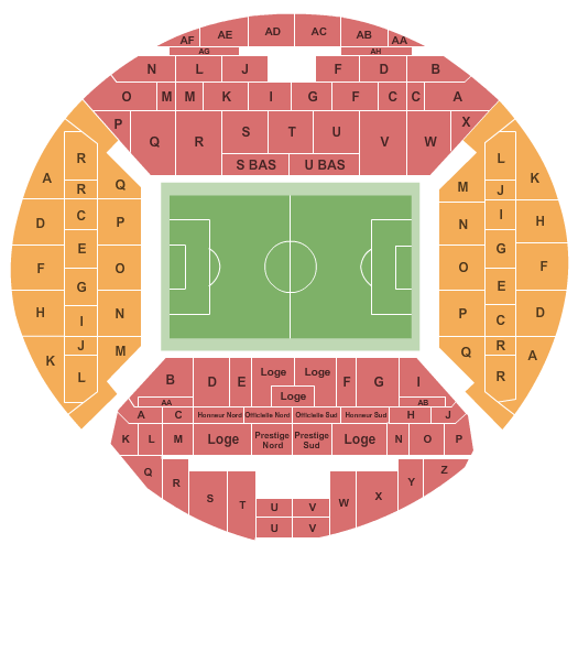 Stade Velodrome Soccer Seating Chart