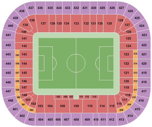 Stadium 974 Soccer Seating Chart