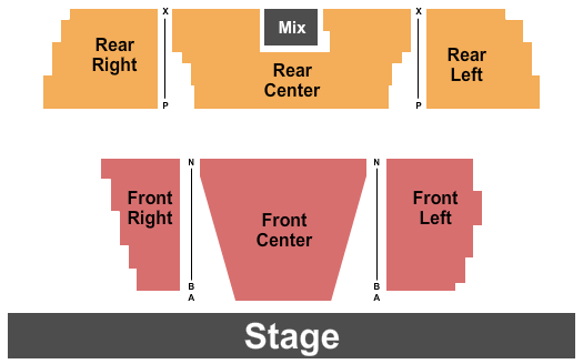 Stafford Township Arts Center Endstage Seating Chart