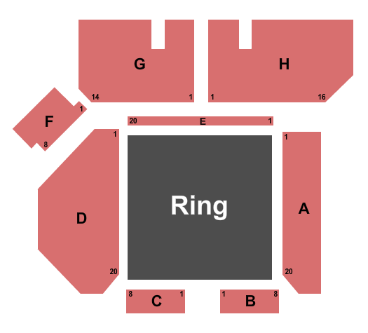 Stage AE WWE 2 Seating Chart