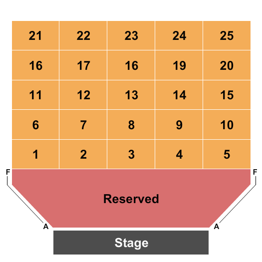 Stage 271 Endstage Tables 2 Seating Chart