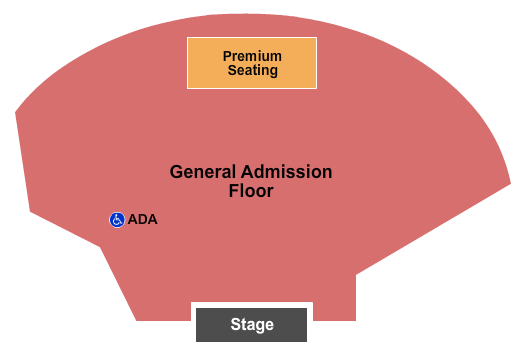 Stage AE GA Floor & Prem Seating Seating Chart