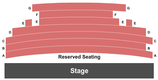 Stage West at Duncan Theatre Endstage Seating Chart