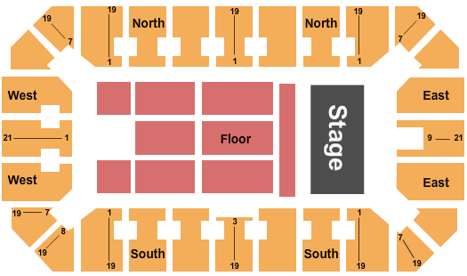 Stampede Corral Hedley Seating Chart