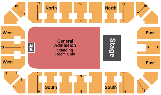 Stampede Corral Jack White Seating Chart