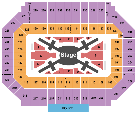 Bangtan Boys Stanford Stadium Seating Chart