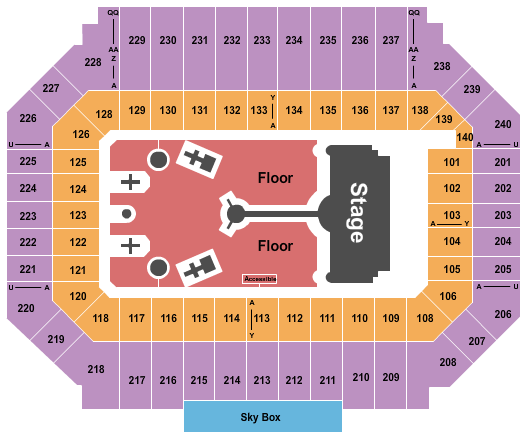 Coldplay Stanford Stadium Seating Chart