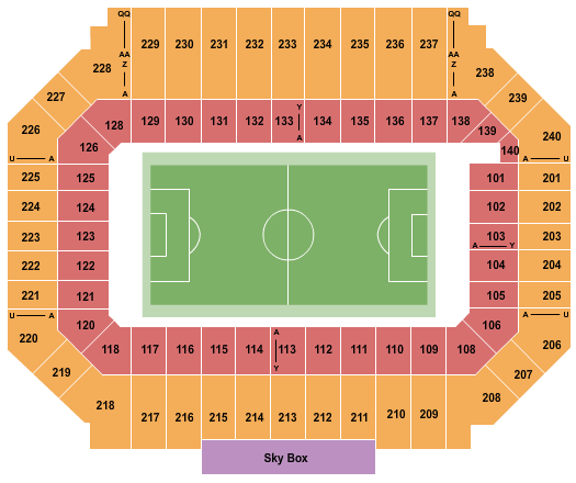 Stanford Stadium Soccer Seating Chart
