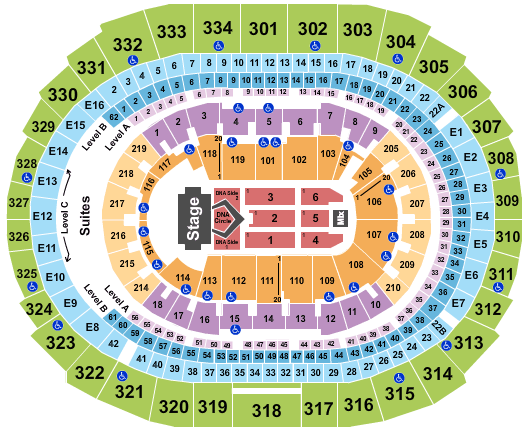 Crypto.com Arena Backstreet Boys Seating Chart