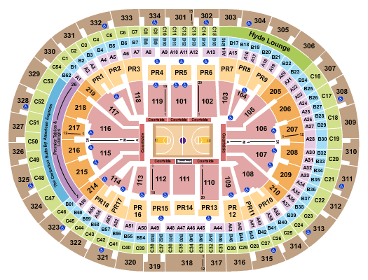 Staples Center Interactive Seating Chart
