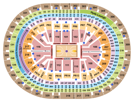 Staples Center Seating Chart Wwe Raw