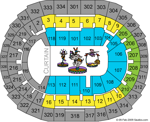 Crypto.com Arena Circus Seating Chart