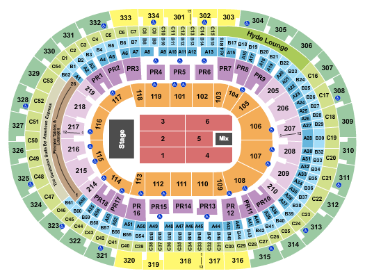 seating chart for Crypto.com Arena - Endstage-2 - eventticketscenter.com