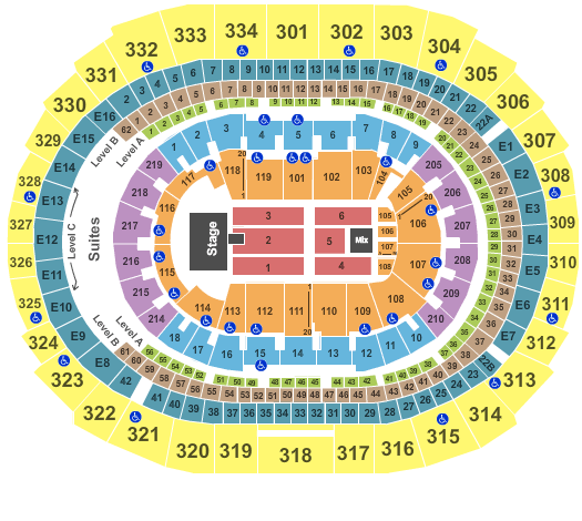 Crypto.com Arena Endstage Catwalk Seating Chart
