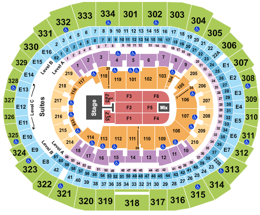 Crypto.com Arena Grupo Firme Seating Chart