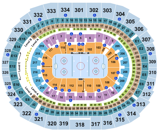 Los Angeles Kings - Hockey Seating Chart at the Staples Center