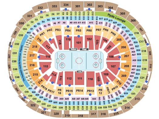 Crypto.com Arena Hockey RO Seating Chart