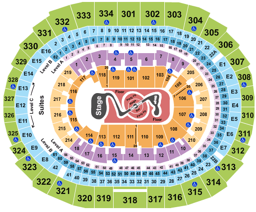 Crypto.com Arena Justin Timberlake Seating Chart