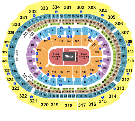 Crypto.com Arena KCON Seating Chart