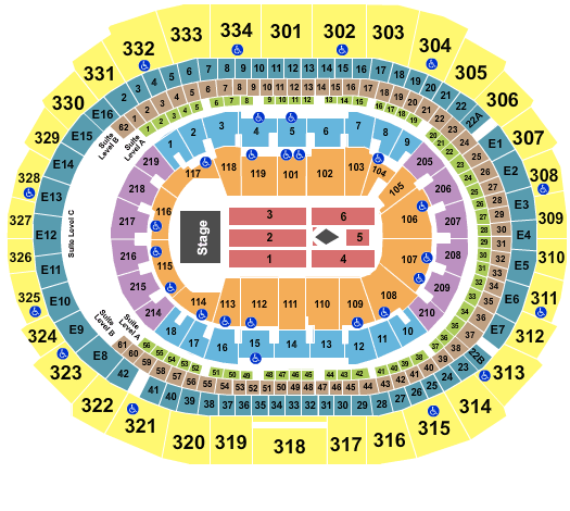 Crypto.com Arena Lorde Seating Chart