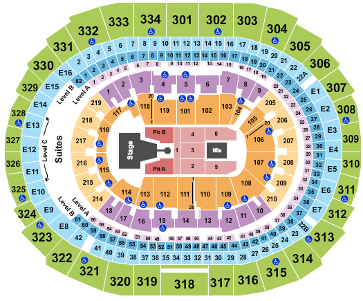Crypto.com Arena seating chart event tickets center