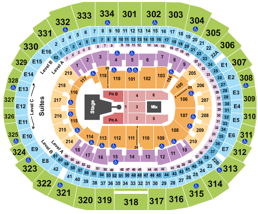 Crypto.com Arena Morgan Wallen Seating Chart