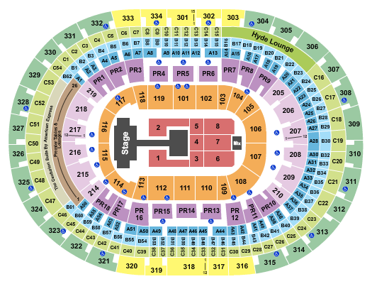 seating chart for Crypto.com Arena - NCT 127 - eventticketscenter.com