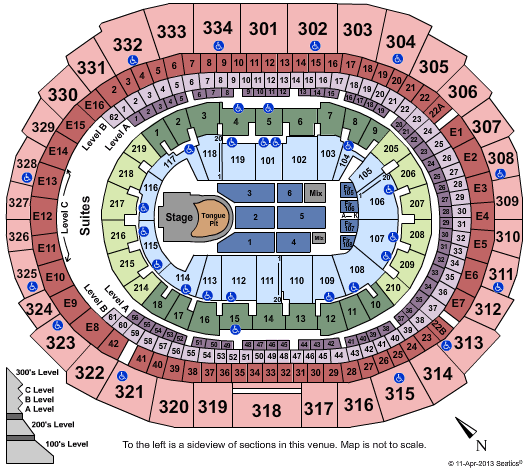 Crypto.com Arena Rolling Stones Seating Chart