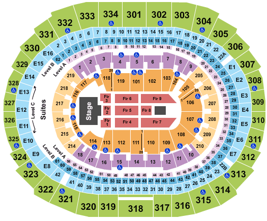 Crypto.com Arena Shawn Mendes Seating Chart