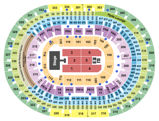 seating chart for Crypto.com Arena - Wisin Y Yandel - eventticketscenter.com
