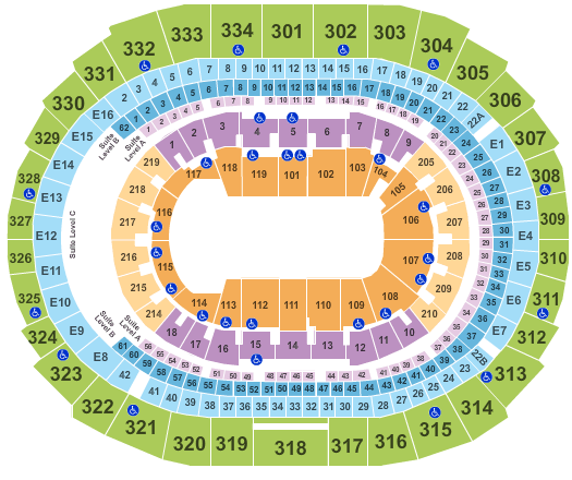 Crypto.com Arena X Games Seating Chart