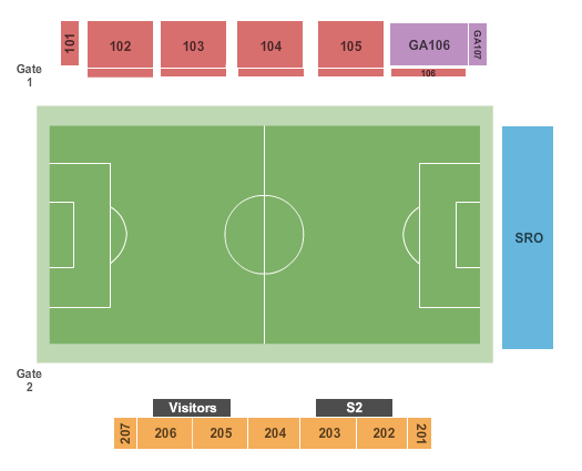 Starfire Sports Complex Soccer Seating Chart
