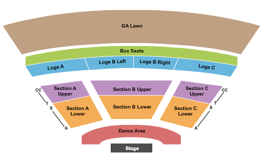 Starlight Bowl End Stage Seating Chart