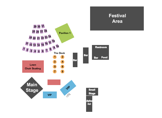 Starlight Ranch Endstage 2 Seating Chart