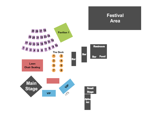 Starlight Ranch Endstage Seating Chart