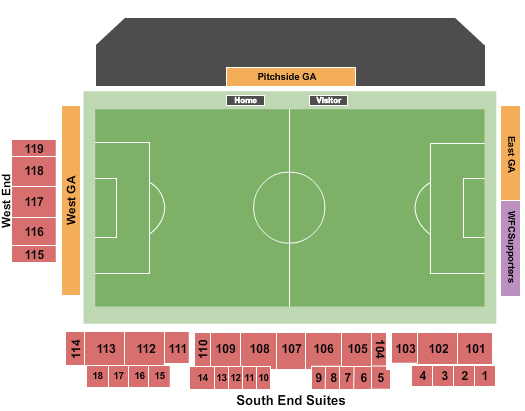 Starlight Stadium Soccer 2 Seating Chart