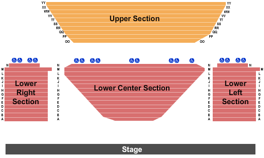 Starlight Theatre - Rock Valley College End Stage Seating Chart