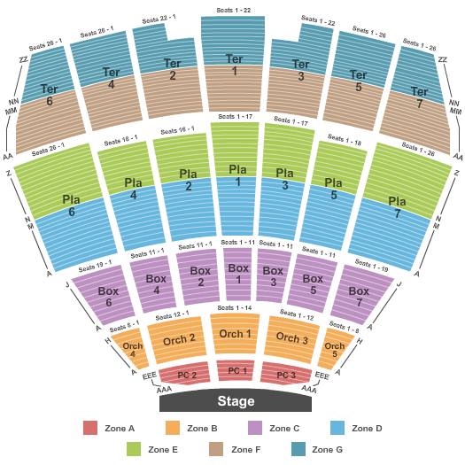 Starlight Theatre Seating Chart Kansas City