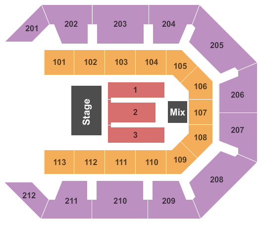 Star Of The Desert Arena Half Arena Seating Chart