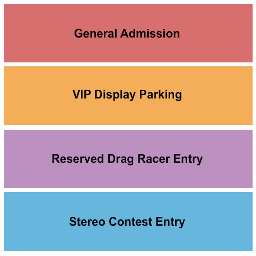 State Capitol Raceway Import Face-Off Seating Chart