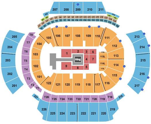 State Farm Arena - GA AEW Seating Chart