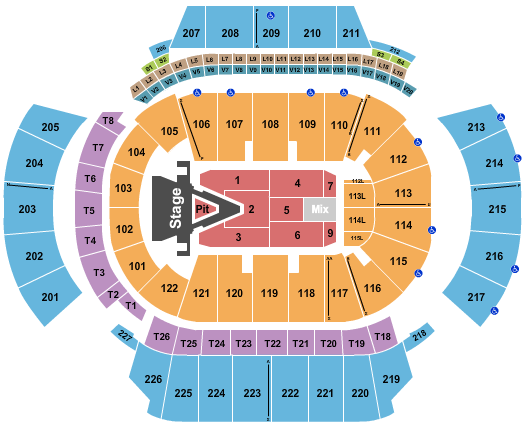 State Farm Arena - GA Aerosmith 2023 Seating Chart