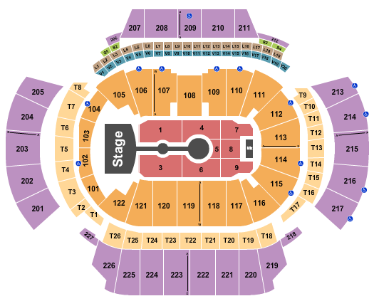 Ariana Grande State Farm Arena - GA Seating Chart