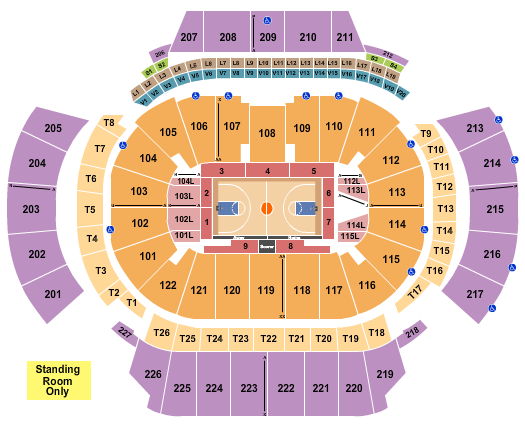 State Farm Arena - GA Basketball Seating Chart