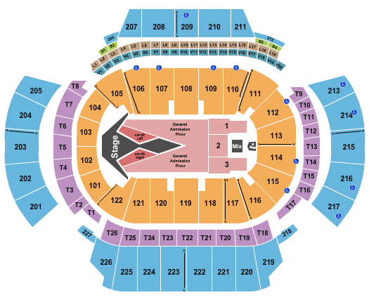 State Farm Arena - GA Carrie Underwood 2 Seating Chart