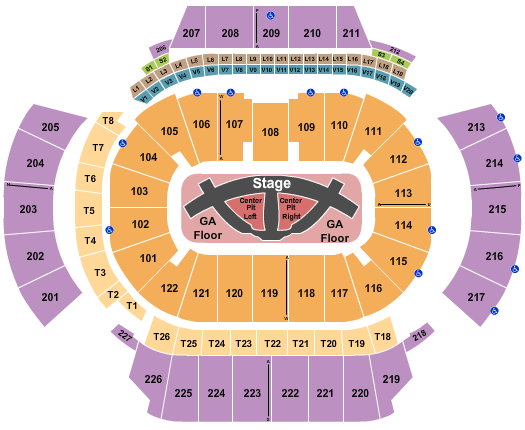 State Farm Arena Seating Chart Carrie Underwood