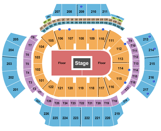 Billie Eilish State Farm Arena - GA Seating Chart