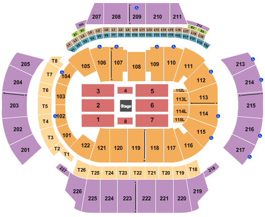 State Farm Arena - GA Center Stage 1 Seating Chart