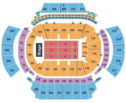 State Farm Arena - GA Endstage 5 Seating Chart