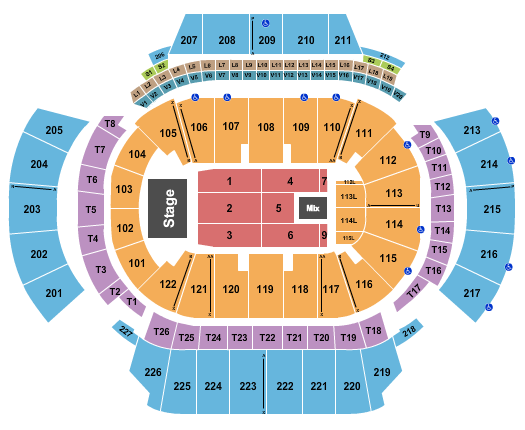 State Farm Arena - GA Endstage 8 Seating Chart